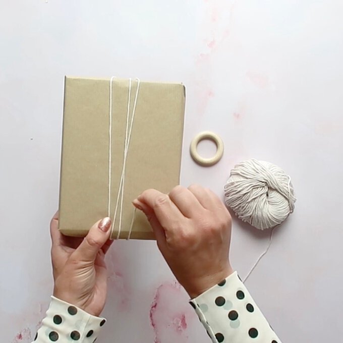 How to Gift Wrap with Yarn Scraps | Hobbycraft